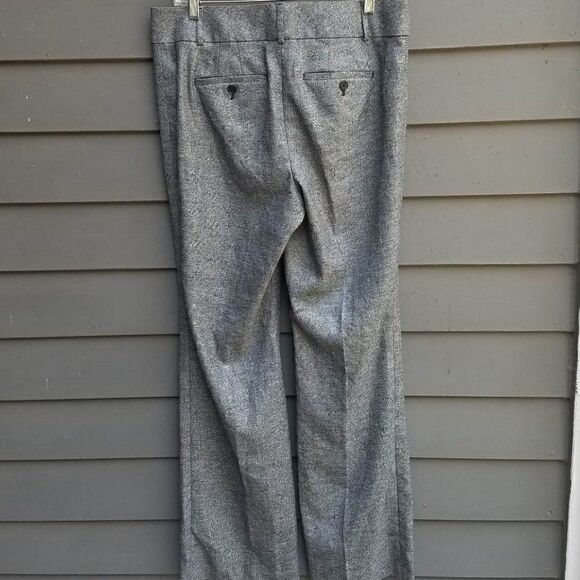 NWT Loft Tweed Linen Blend Julie Trouser Size 8 - Picture 4 of 12
